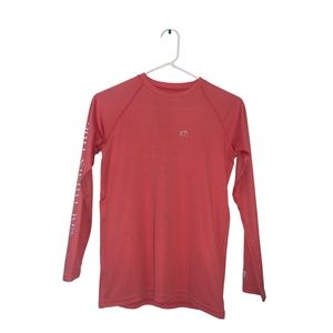 Pink Polyester Southern Tide Shirt